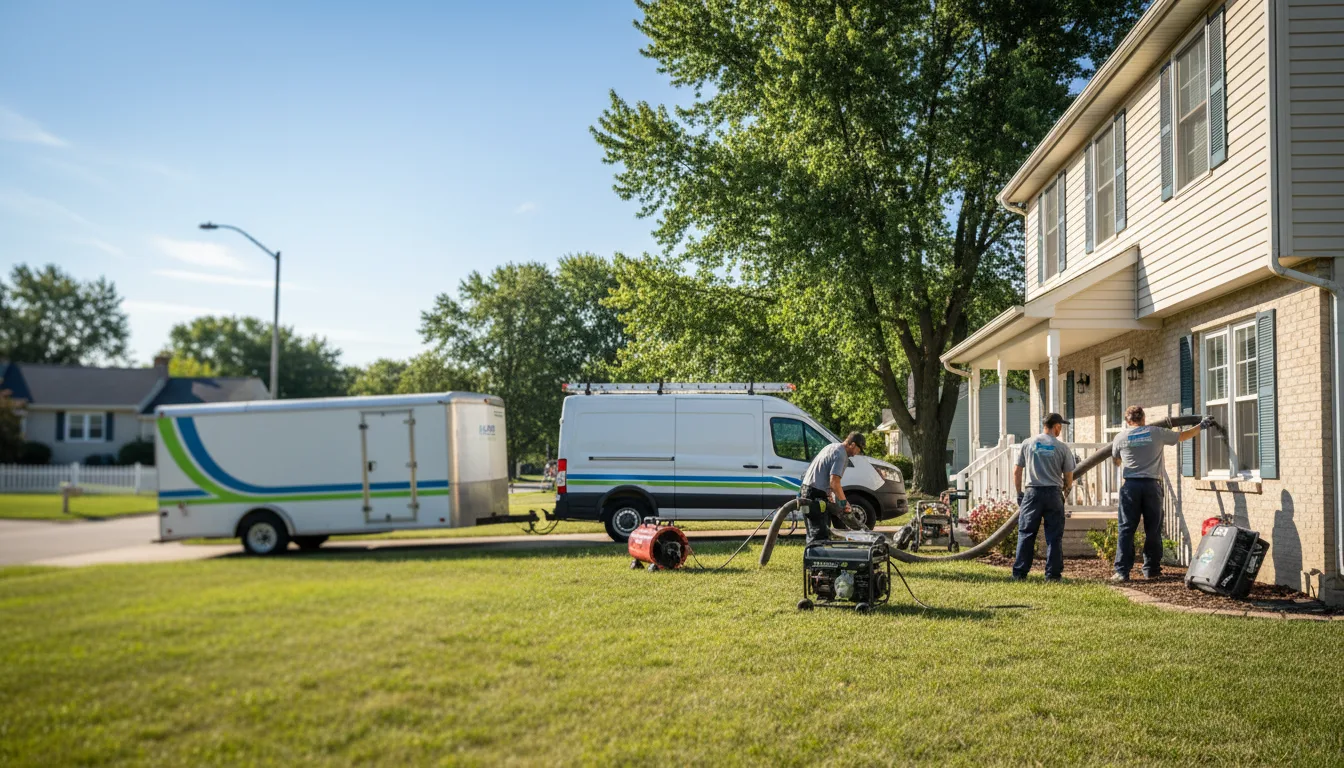 Flooded Basement Restoration And Cleanup With Repair in Warsaw, NY near me